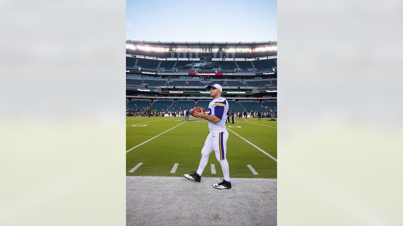 Minnesota Vikings running back Dalvin Cook walks on the field before an NFL  wild card playoff football game against the New York Giants, Sunday, Jan.  15, 2023, in Minneapolis. (AP Photo/Charlie Neibergall