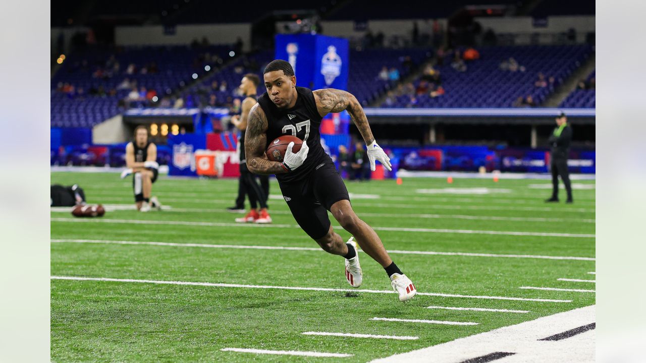 2022 NFL Combine wide receiver athletic testing and their NFL