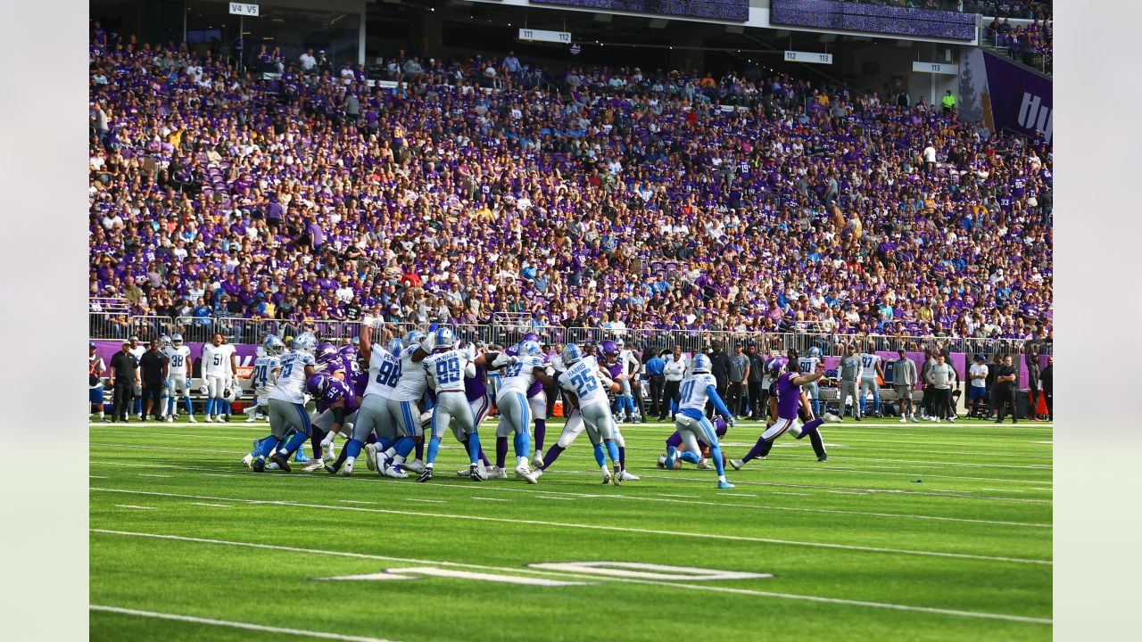 The Microsoft Surface being used as the Instant Replay on field device  during an NFL football game between the Detroit Lions and the Minnesota  Vikings, Sunday, Oct. 10, 2021, in Minneapolis. The