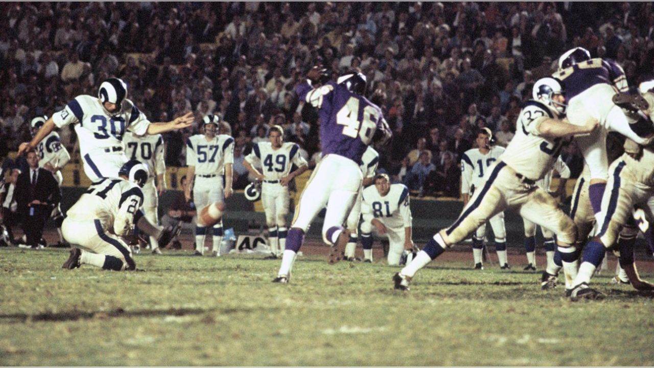 1969 NFL Div Playoff Rams at Vikings 