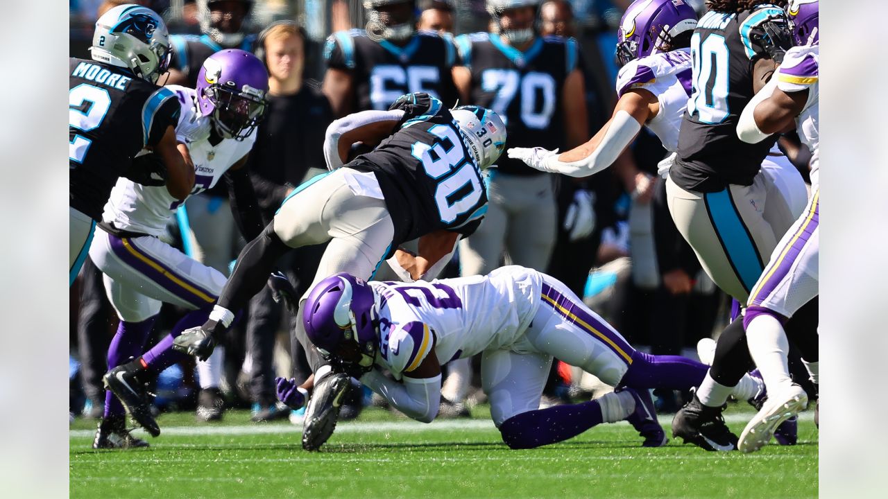 Vikings' K.J. Osborn celebrates wild walk-off win over Panthers with helmet  toss