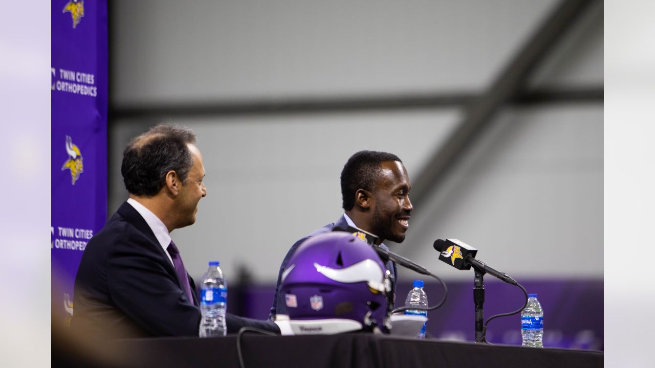 New Vikings GM Kwesi Adofo-Mensah gets emotional talking about his family