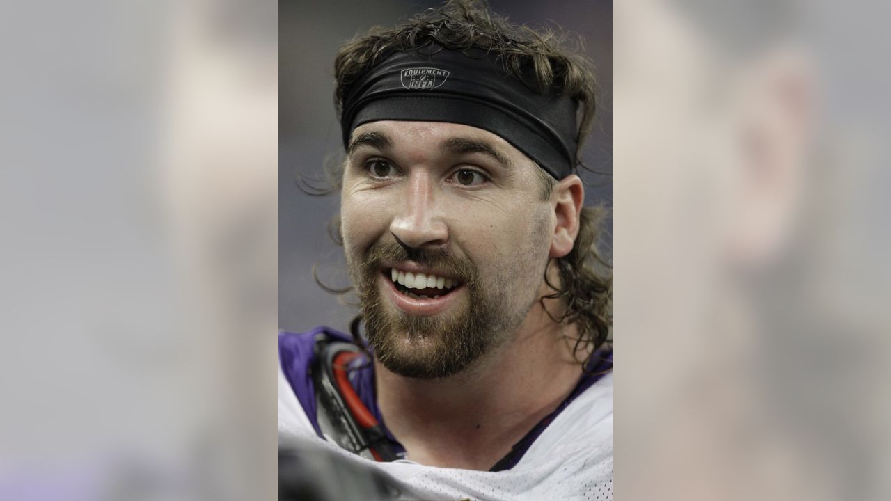 Jared Allen Mullet Headband, Ring Of Honor Induction Giveaway, New, MN  Vikings