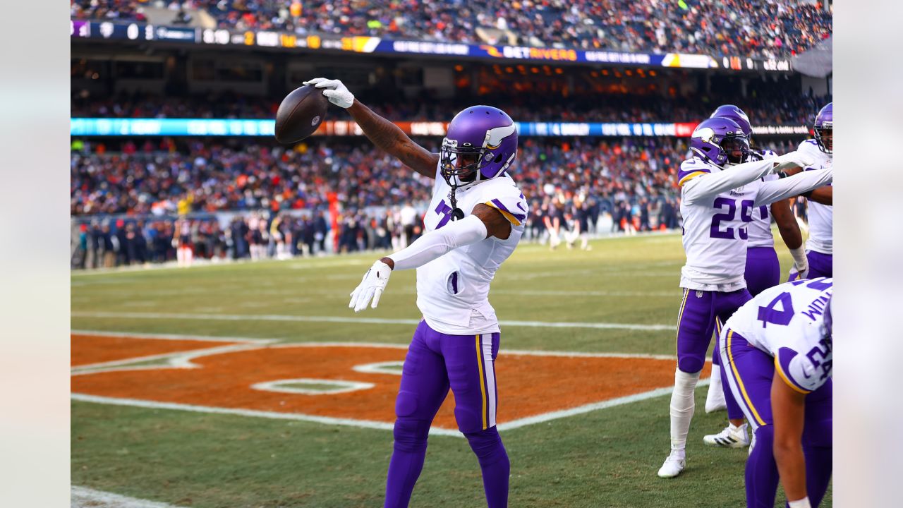 Minnesota Vikings cornerback Duke Shelley (20) in action against the New  York Jets during the second half of an NFL football game Sunday, Dec. 4,  2022 in Minneapolis. (AP Photo/Stacy Bengs Stock