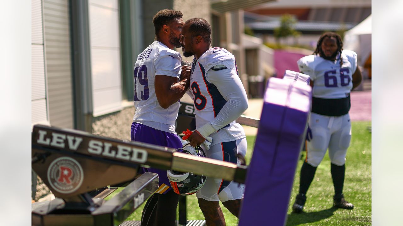 Kellen Mond Soaks Up QB Info During Drizzly 1st Vikings Practice