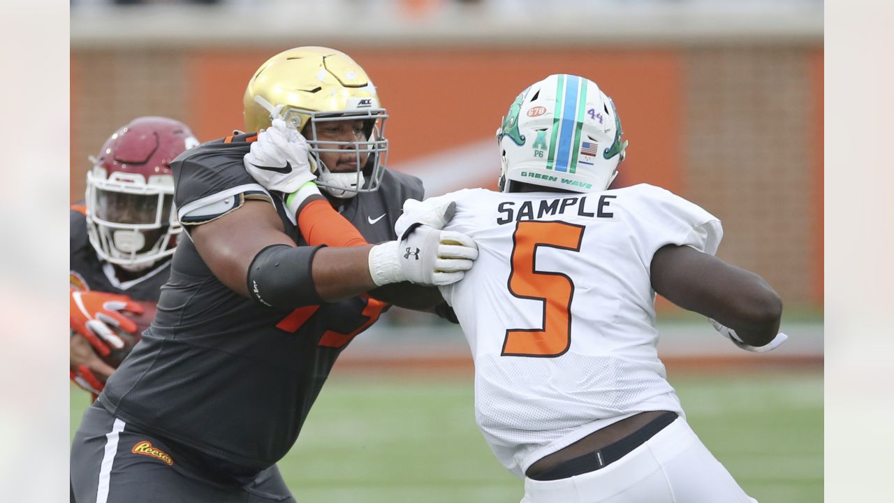 Cameron Sample is Making Waves at the 2021 Reese's Senior Bowl - Tulane  University Athletics