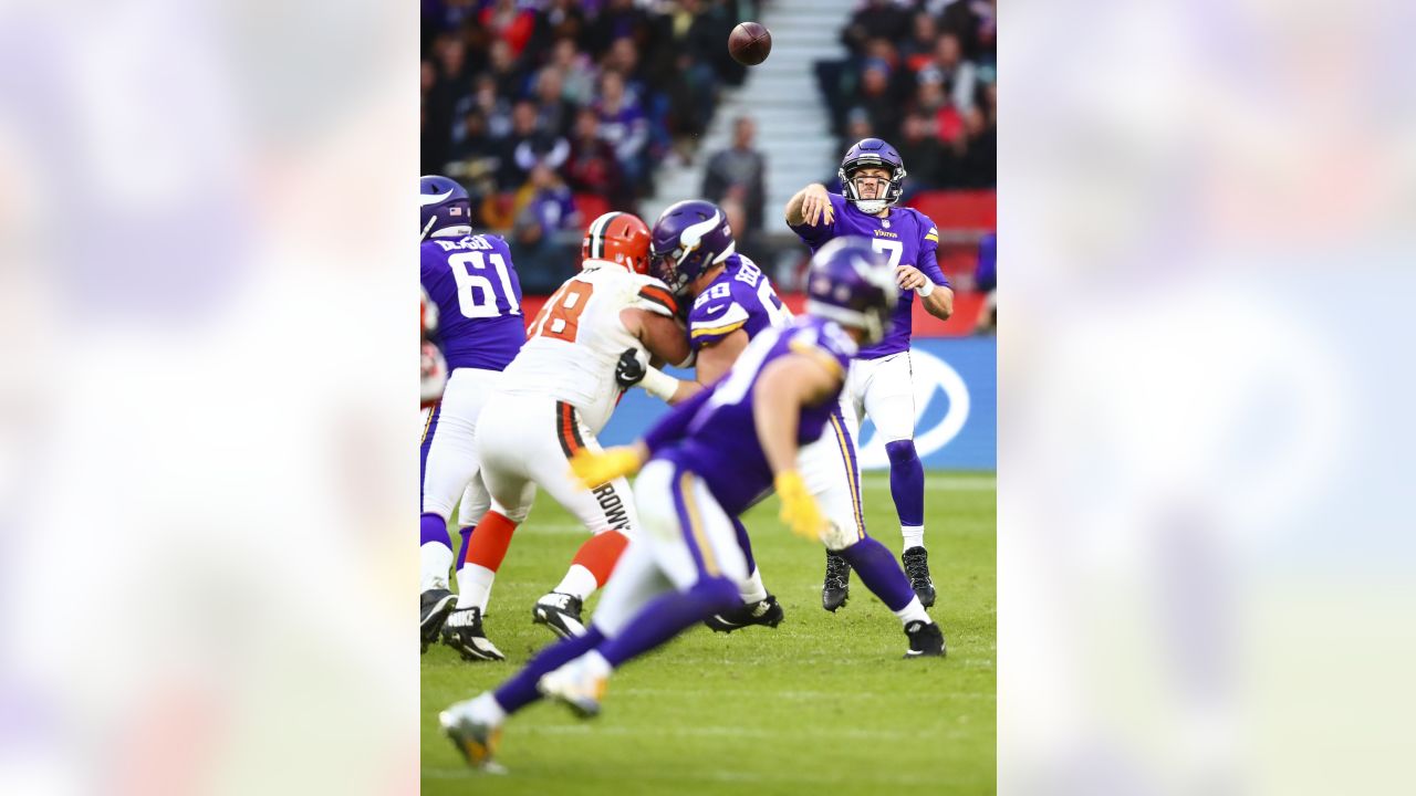 Tampa Bay Buccaneers quarterback Baker Mayfield (6) runs from Minnesota  Vikings linebacker D.J. Wonnum (98) and safety Josh Metellus (44) during  the first half of an NFL football game, Sunday, Sept. 10