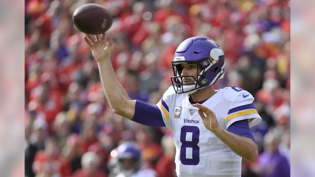 Referee Carl Cheffers makes a call during the first half of an NFL football  game between the Kansas City Chiefs and the Minnesota Vikings in Kansas  City, Mo., Sunday, Nov. 3, 2019. (