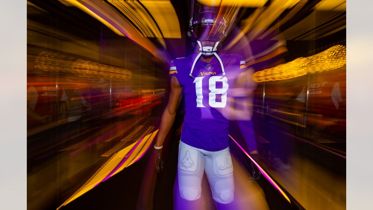 Dubya Design on X: On-field preview of the new @Vikings throwback