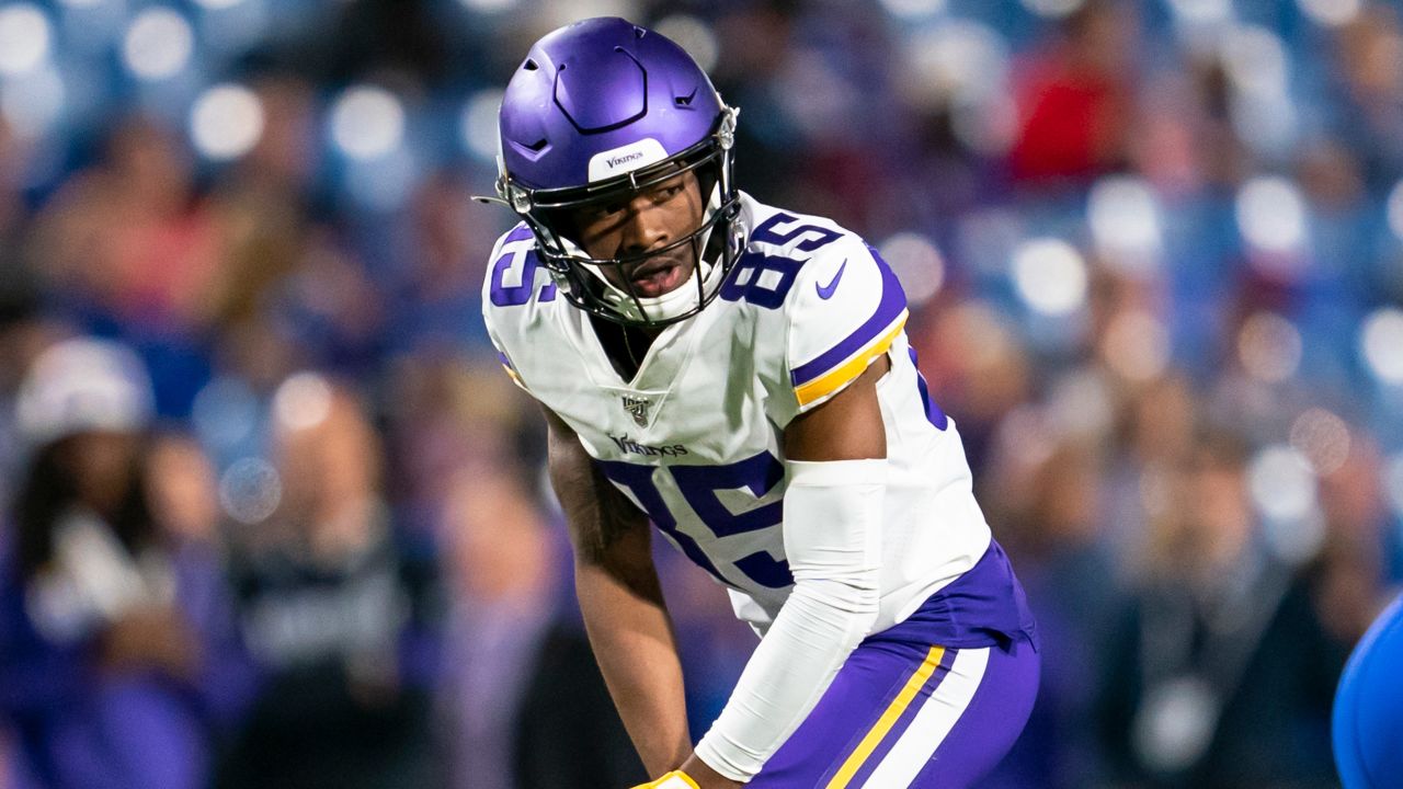 Minnesota Vikings wide receiver Alexander Hollins runs after a