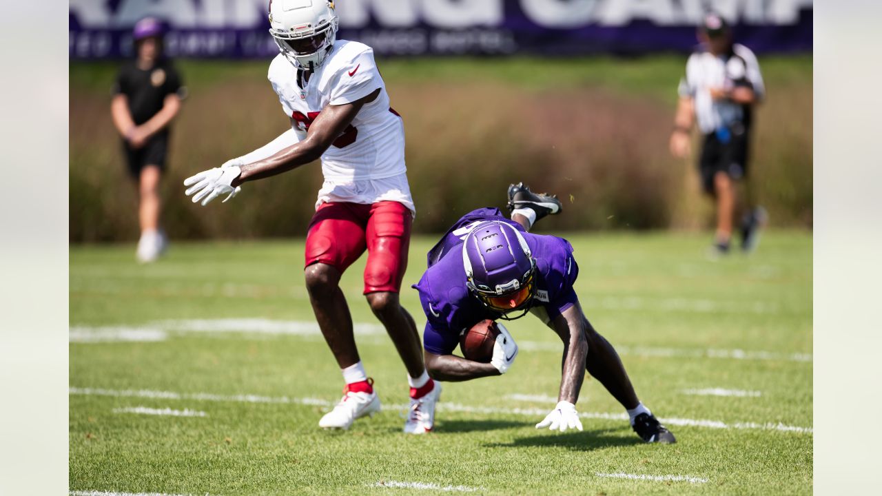 Byron Murphy making plays for Vikings in joint practices with Cardinals -  ABC News