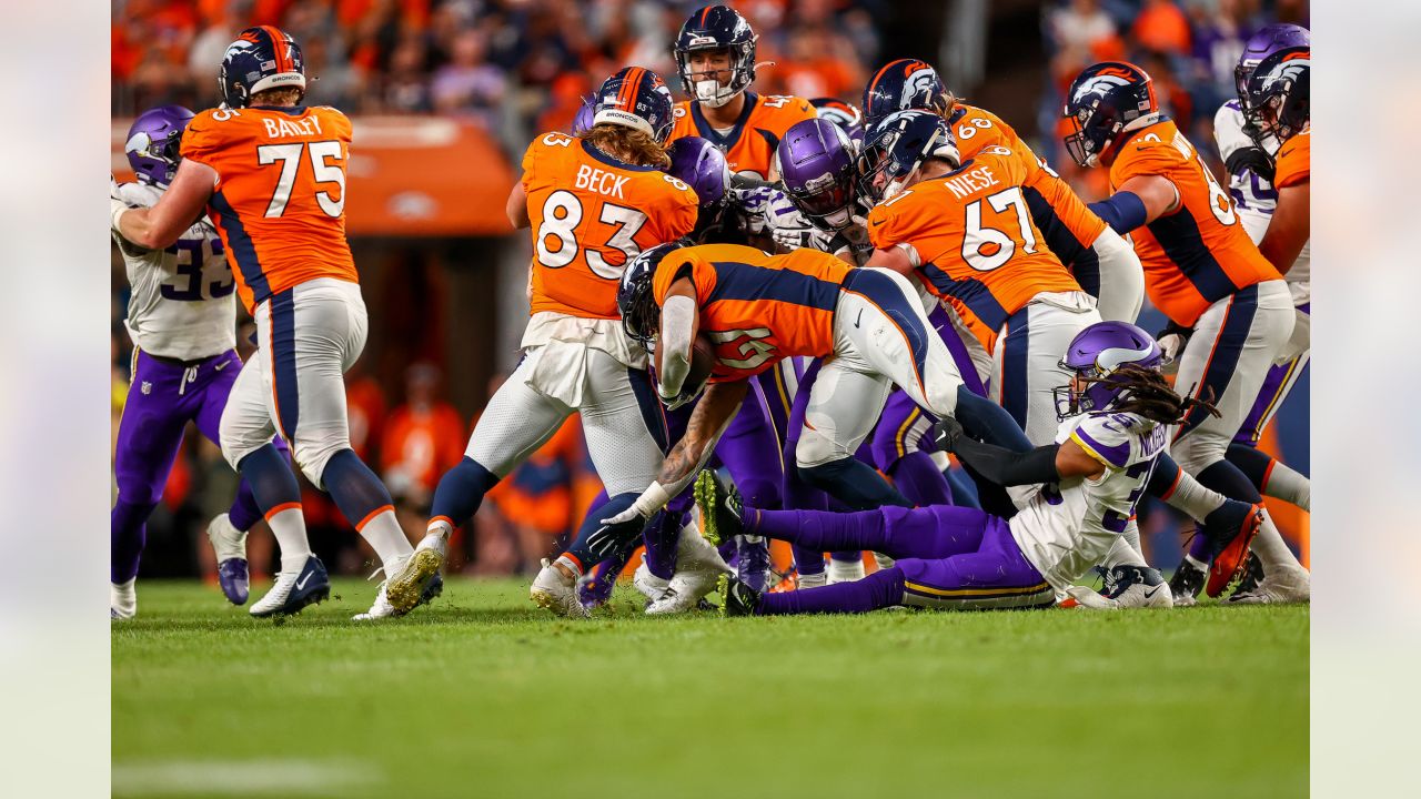 Minnesota Vikings safety Myles Dorn (46) during the first half of