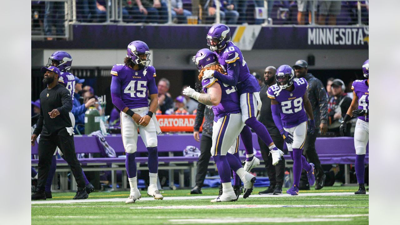 The Microsoft Surface being used as the Instant Replay on field device  during an NFL football game between the Detroit Lions and the Minnesota  Vikings, Sunday, Oct. 10, 2021, in Minneapolis. The