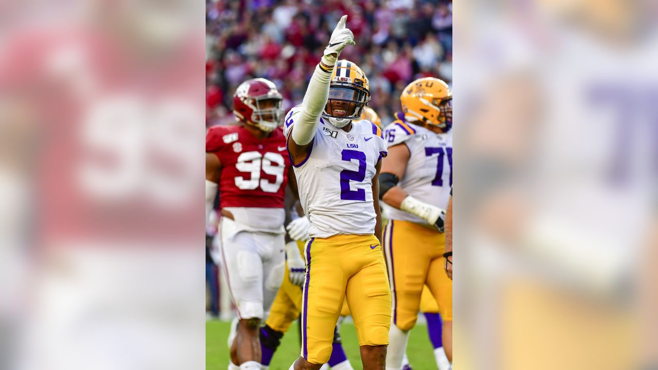 NFL on X: With the No. 22 overall pick, the @Vikings select @LSUfootball  WR Justin Jefferson! (by @Bose) 