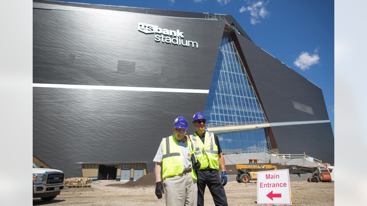 Sid Hartman Media Entrance at U.S. Bank Stadium