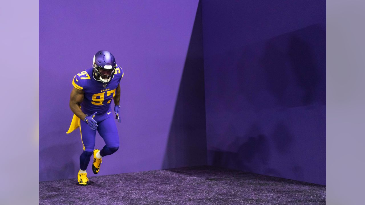The Vikings will be rocking their color rush jerseys on 12/9