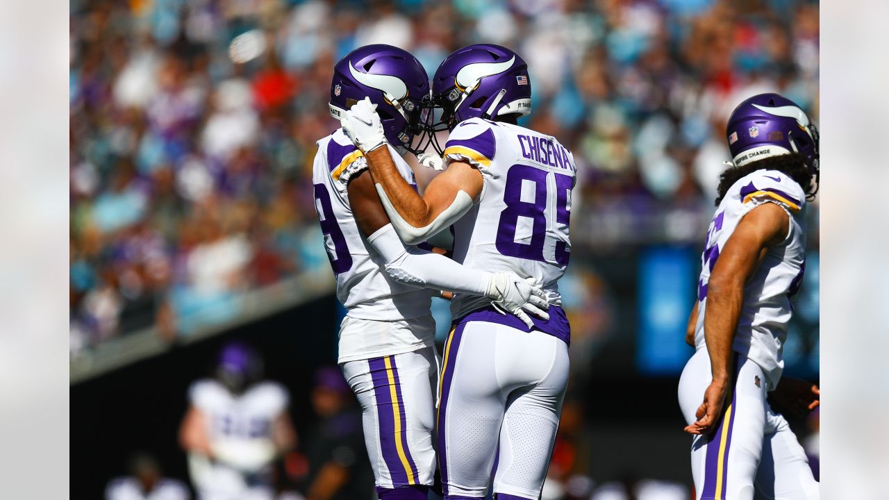 Thielen without a big-name running mate, but likes Panthers depth