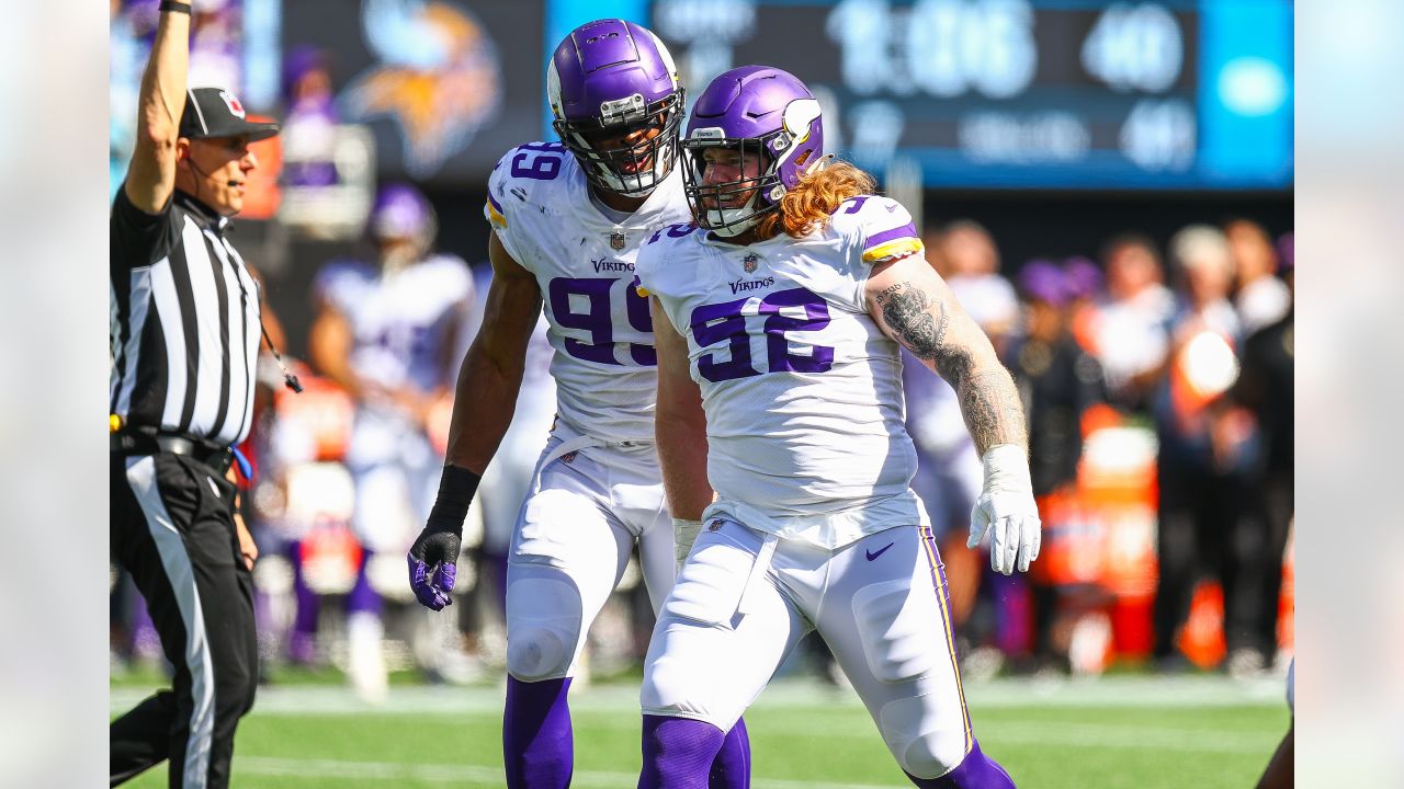 Vikings' K.J. Osborn celebrates wild walk-off win over Panthers with helmet  toss