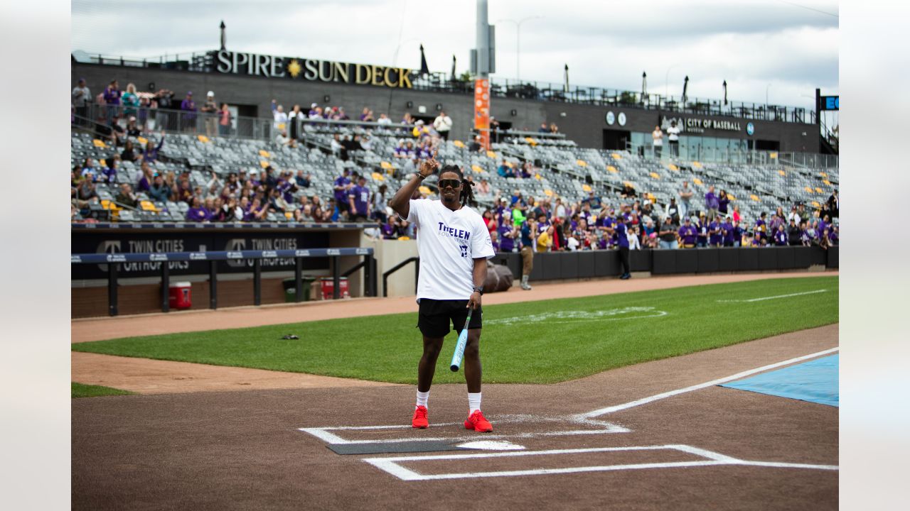 Adam Thielen Hoping to Knock Charity Softball Game Out of the Park