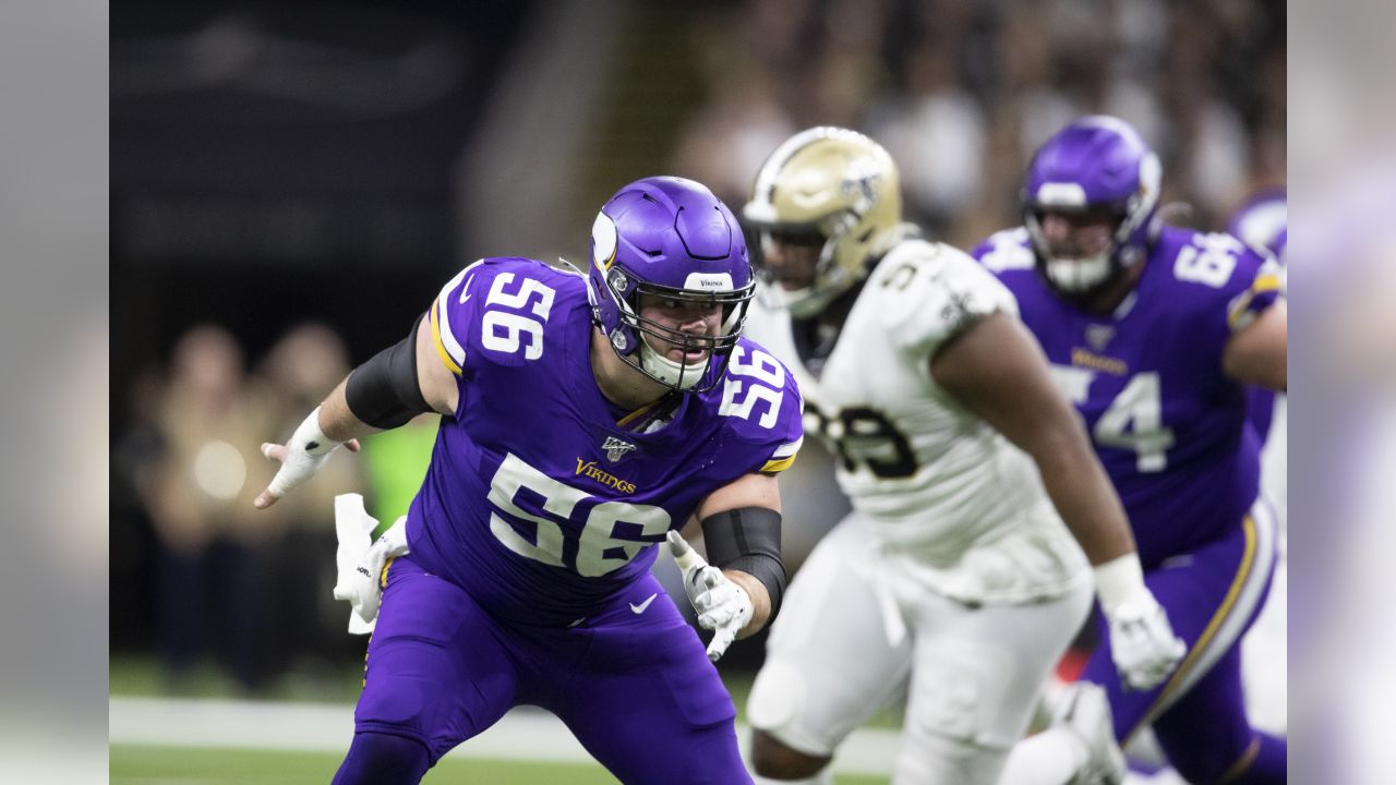 Minnesota Vikings Garrett Bradbury 2019 Nfl Draft Purple Game