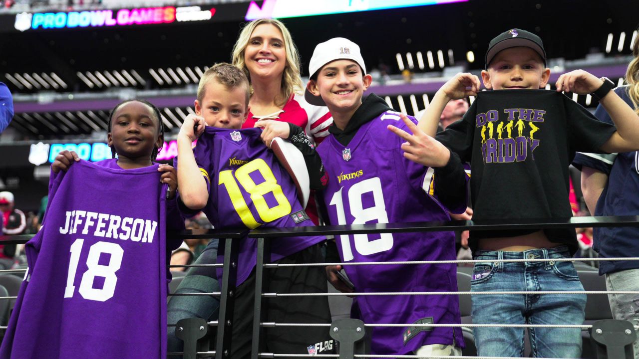 NFC long snapper Andrew DePaola (42) of the Minnesota Vikings looks on  during the flag football event at the Pro Bowl Games, Sunday, Feb. 5, 2023,  in Las Vegas. (Doug Benc/AP Images