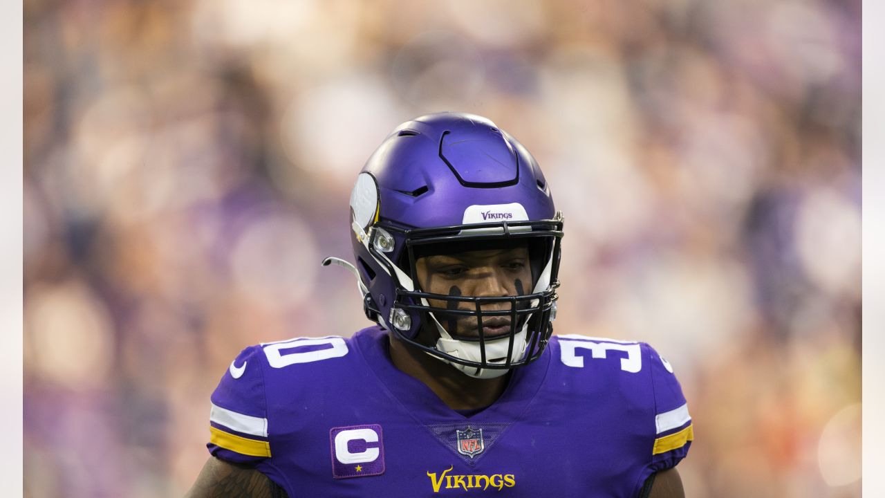 Minnesota Vikings defensive tackle Armon Watts (96) runs during an NFL  football game against the Baltimore Ravens, Sunday, Nov. 07, 2021 in  Baltimore. (AP Photo/Daniel Kucin Jr Stock Photo - Alamy