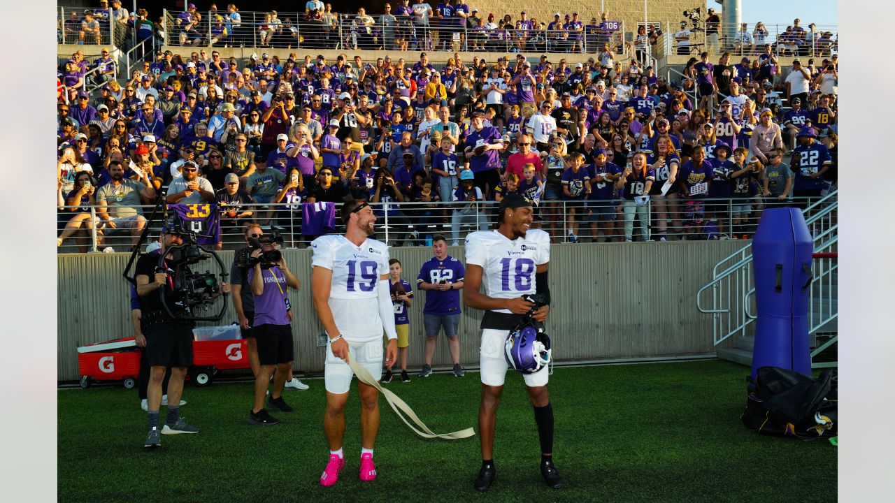 Minnesota Vikings Training Camp Practice #4: Fans Are Back! The Justin  Jefferson Show! 