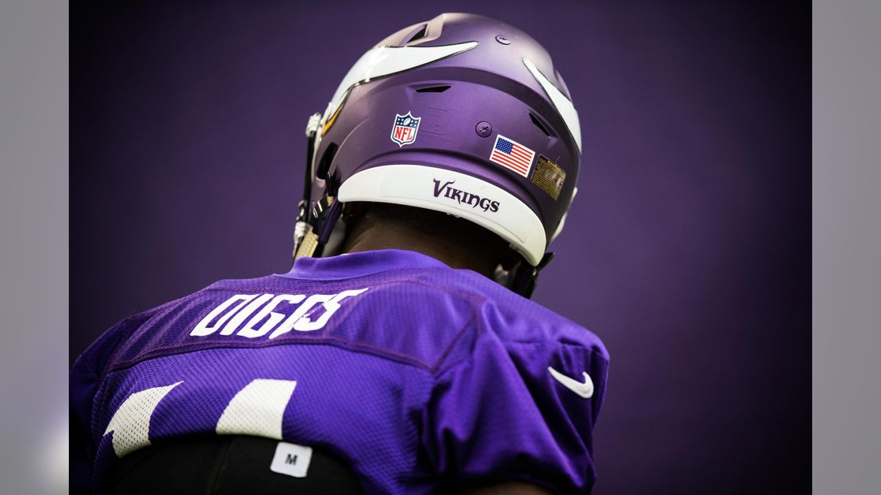 Minnesota Vikings' Stefon Diggs during the International Series NFL match  at Twickenham, London. PRESS ASSOCIATION Photo. Picture date: Sunday  October 29, 2017. See PA story GRIDIRON London. Photo credit should read:  Simon