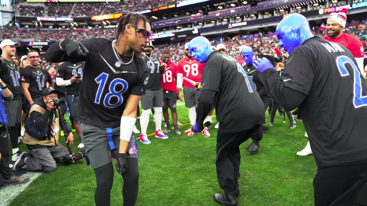 NFC long snapper Andrew DePaola (42) of the Minnesota Vikings looks on  during the flag football event at the Pro Bowl Games, Sunday, Feb. 5, 2023,  in Las Vegas. (Doug Benc/AP Images