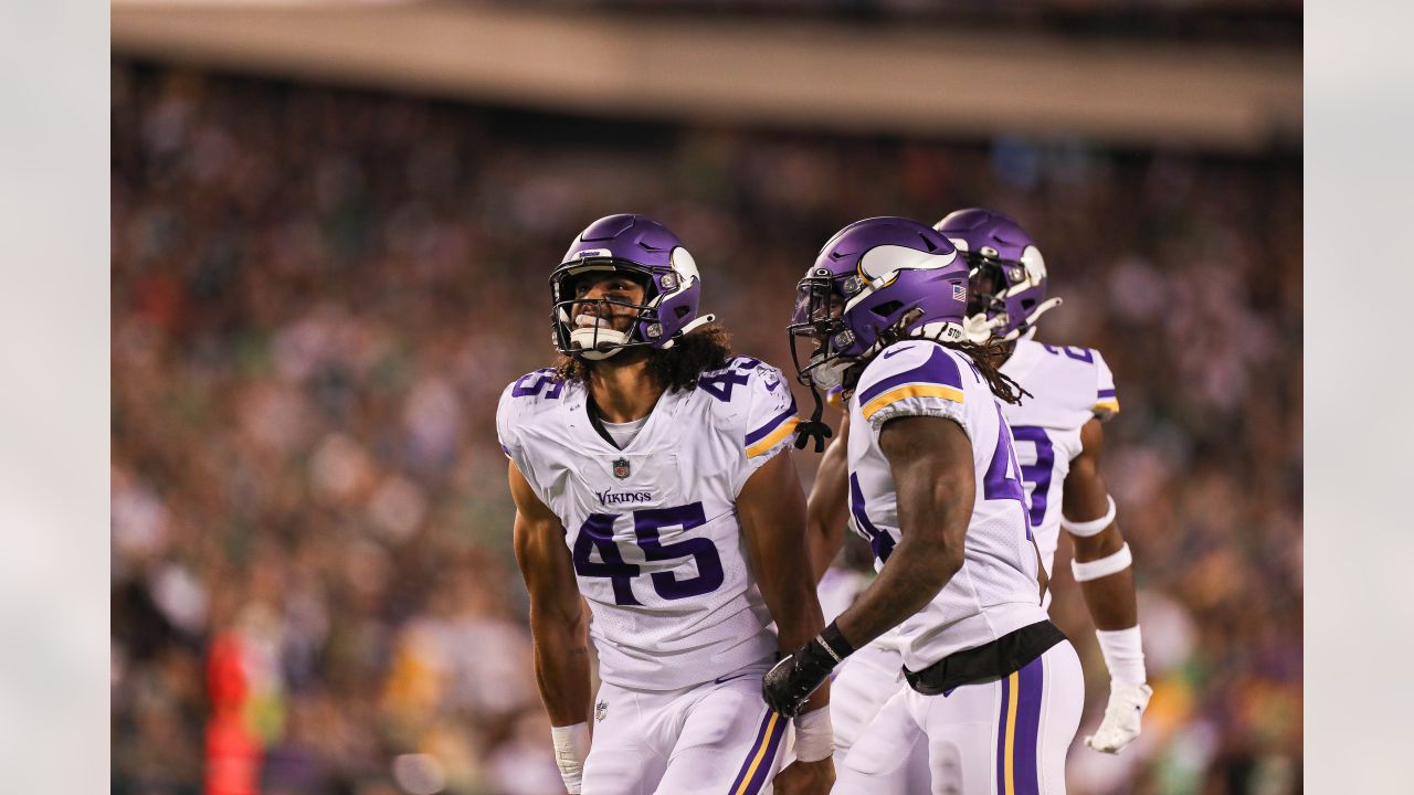 Philadelphia, Pennsylvania, USA. 7th Oct, 2018. Philadelphia Eagles tight  end Dallas Goedert (88) in action during the NFL game between the Minnesota  Vikings and the Philadelphia Eagles at Lincoln Financial Field in