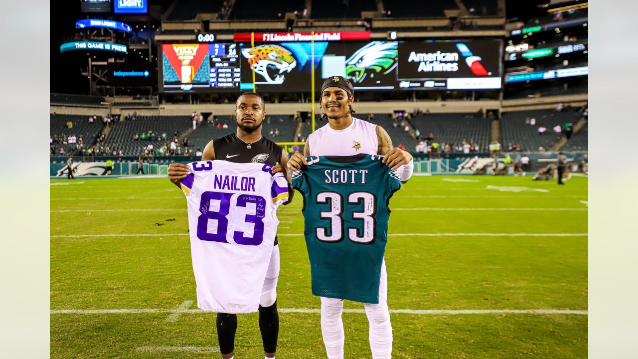 Minnesota Vikings safety Harrison Smith (22) during an NFL football game  against the Philadelphia Eagles, Thursday, Sep. 14, 2023, in Philadelphia.  (AP Photo/Rich Schultz Stock Photo - Alamy