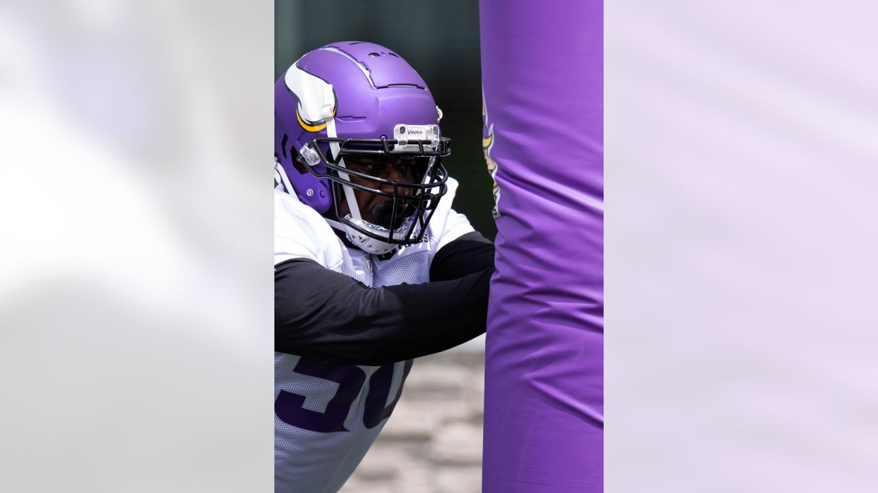 Minnesota Vikings defensive tackle Jaylen Twyman (93) plays