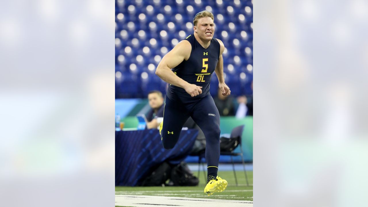 Garett Bolles runs an official 4.95 40-yard dash