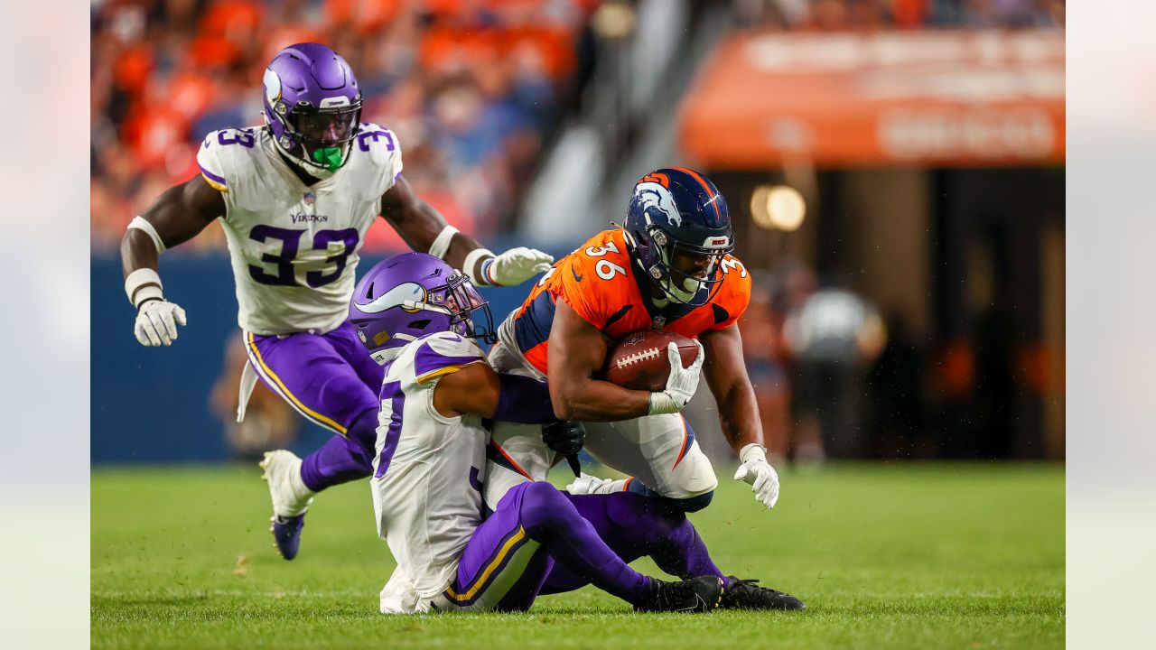 Minnesota Vikings safety Myles Dorn (46) during the first half of