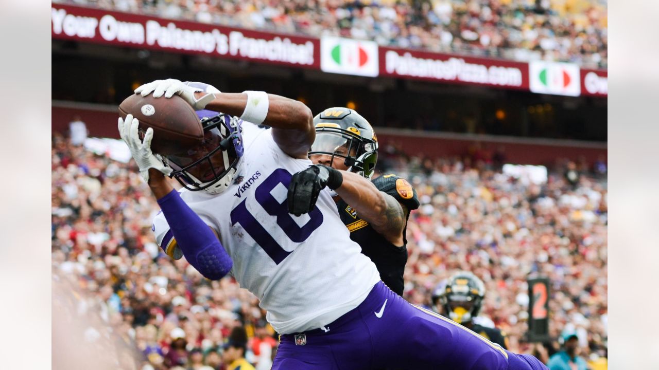 Minnesota Vikings safety Harrison Smith (22) intercepts the ball from the  New York Jets during the first half of an NFL football game Sunday, Dec. 4,  2022 in Minneapolis. (AP Photo/Stacy Bengs