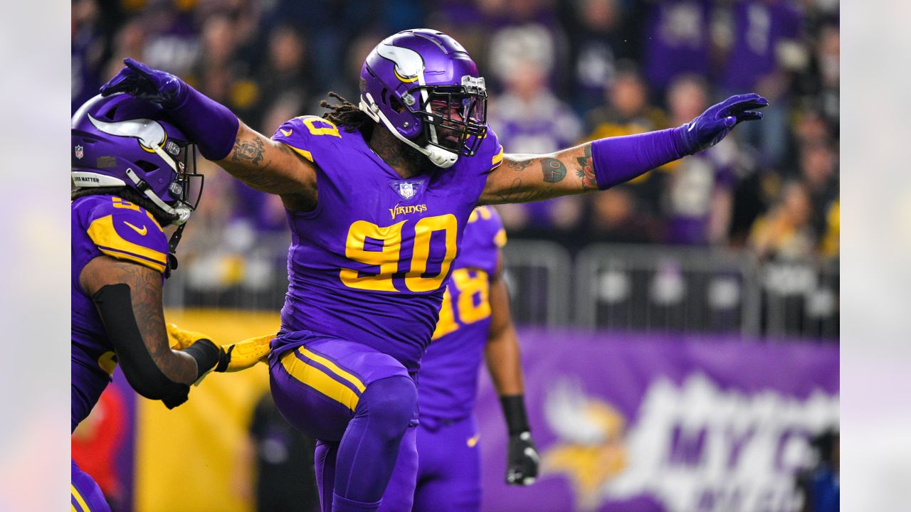 Equipment Staff Prepares Primetime Purple Jerseys for Vikings