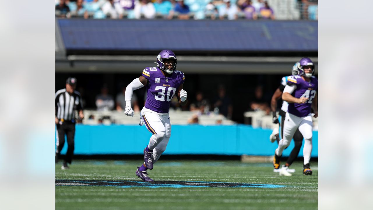 Vikings get 5 sacks, defeat Panthers 21-13