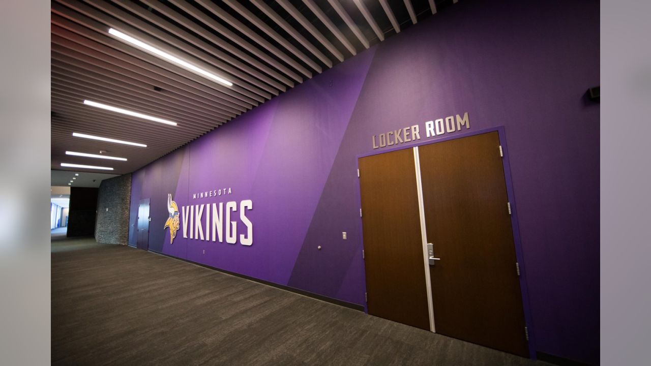 NFL - The Minnesota Vikings locker room!