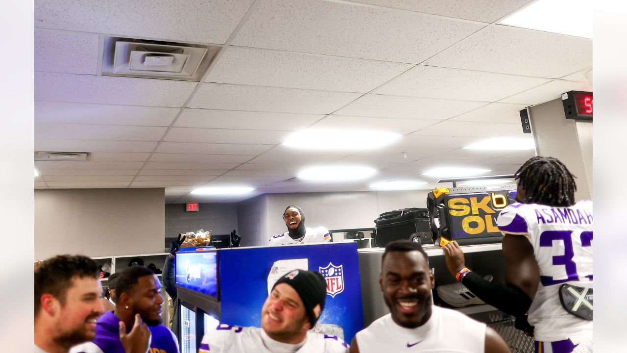 WATCH: Postgame locker room interviews following Vikings OT win in Buffalo  -  5 Eyewitness News