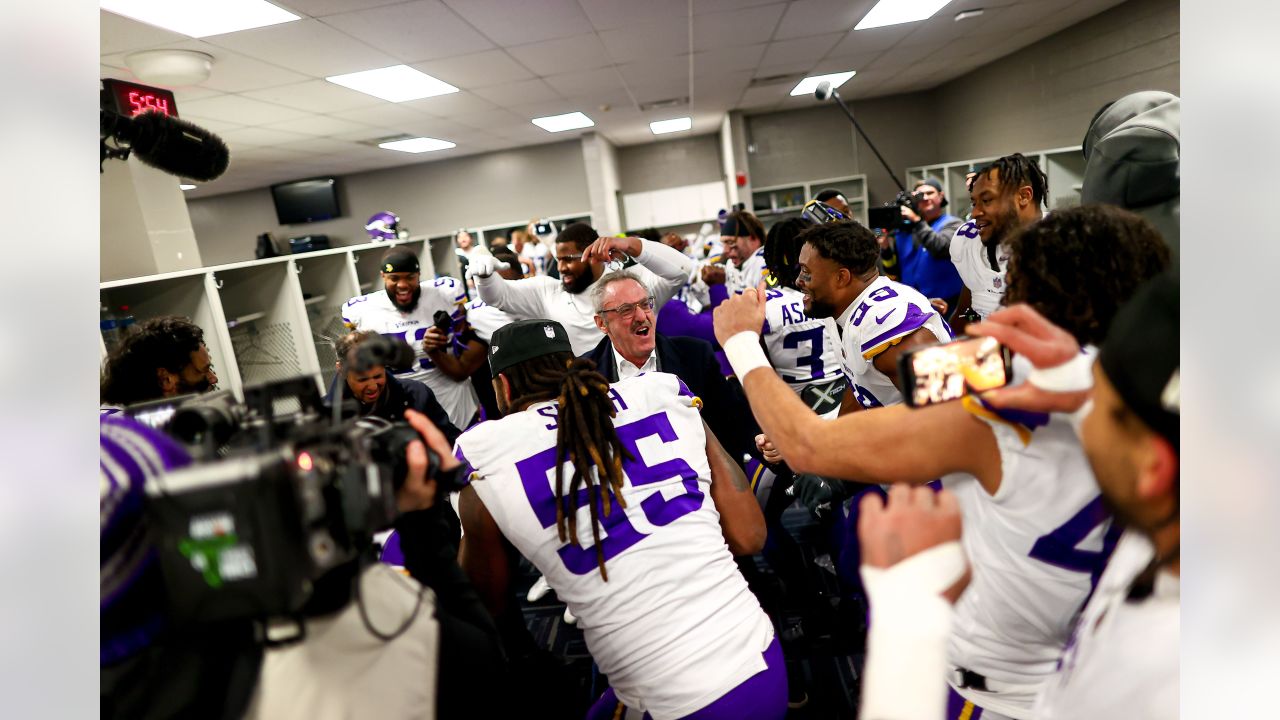 KARE 11 - The Minnesota Vikings came back to beat the Buffalo Bills 33-30  in overtime with a game-sealing interception by Patrick Peterson, extending  the team's winning streak to seven games.