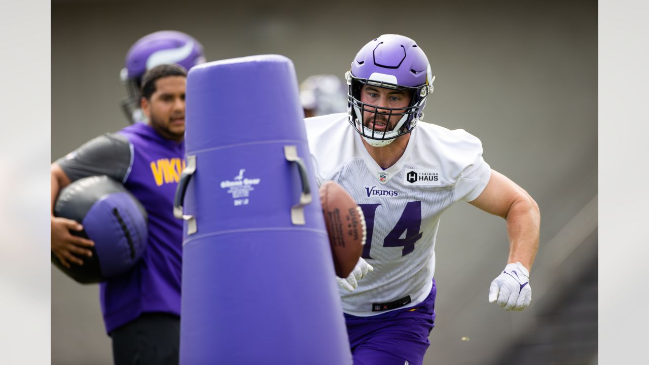 All smiles and sweat from Vikings training camp today 