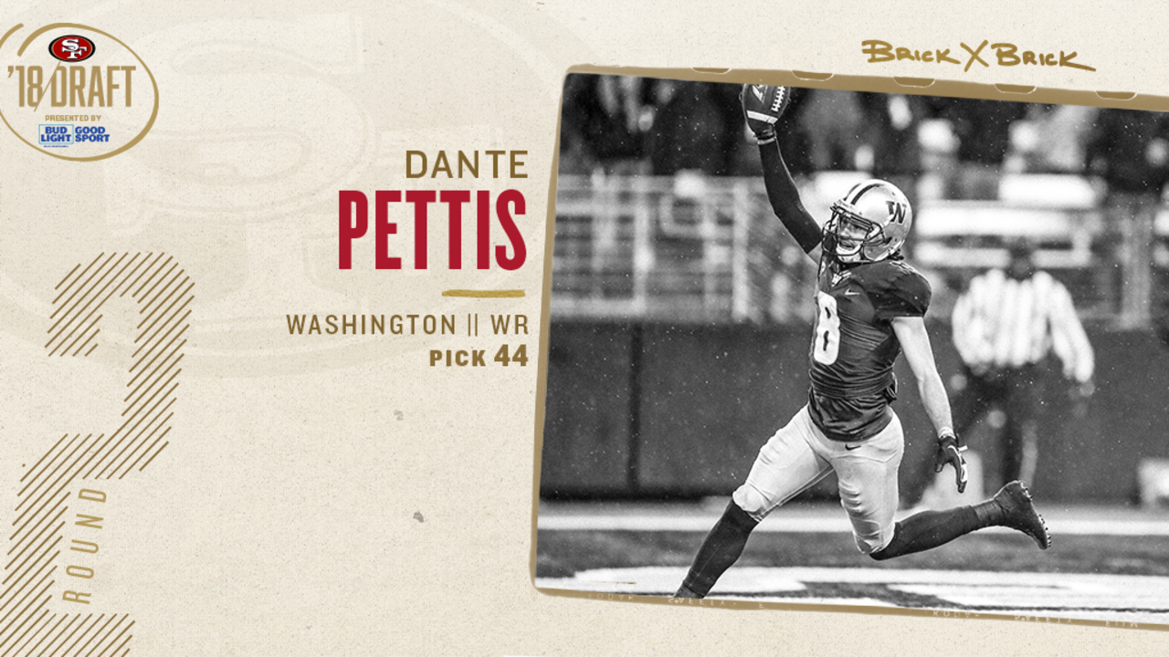 San Francisco 49ers on X: 49ers announced on Tuesday they have waived WR  Dante Pettis and DL Jullian Taylor.  / X