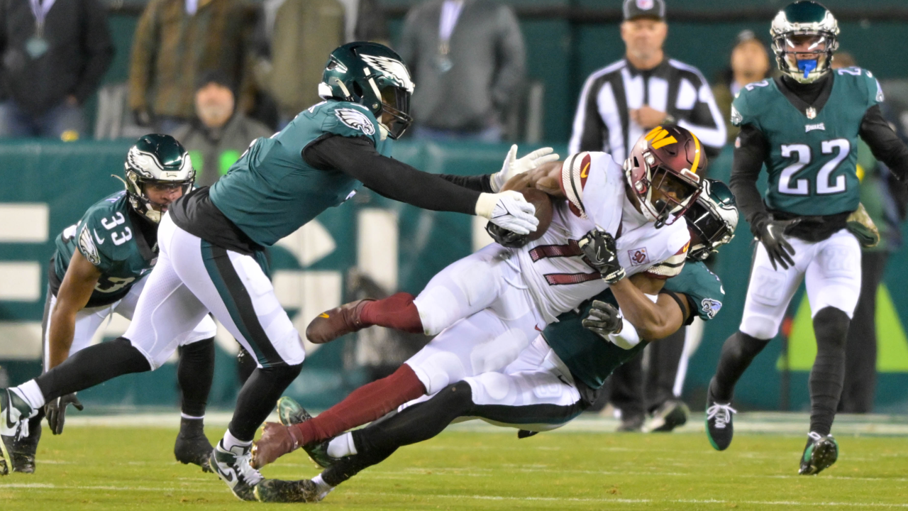 EAGLES: Defense turns to an old formula to stifle high-flying Falcons attack