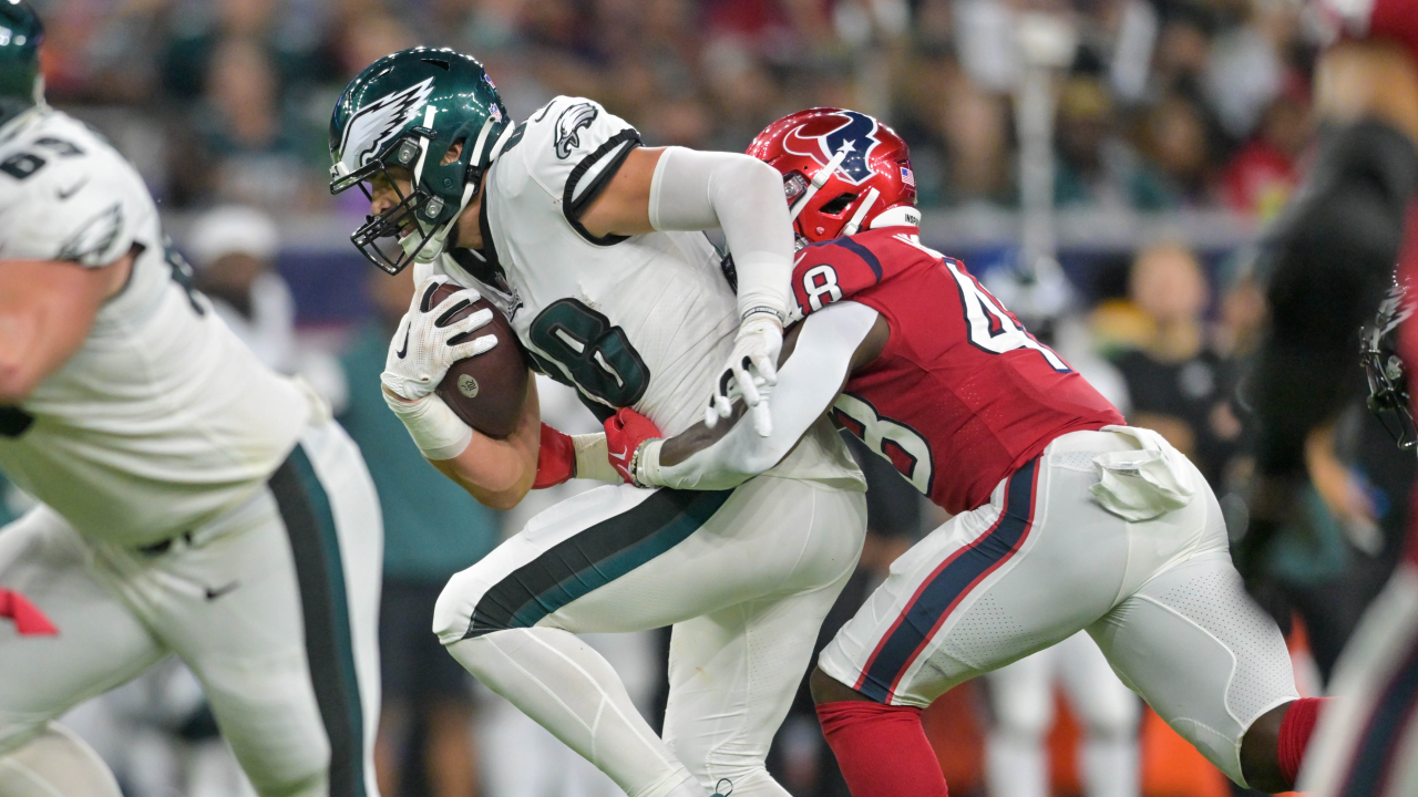 Eagles beat Texans on Thursday Night Football, earning 1st 8-0