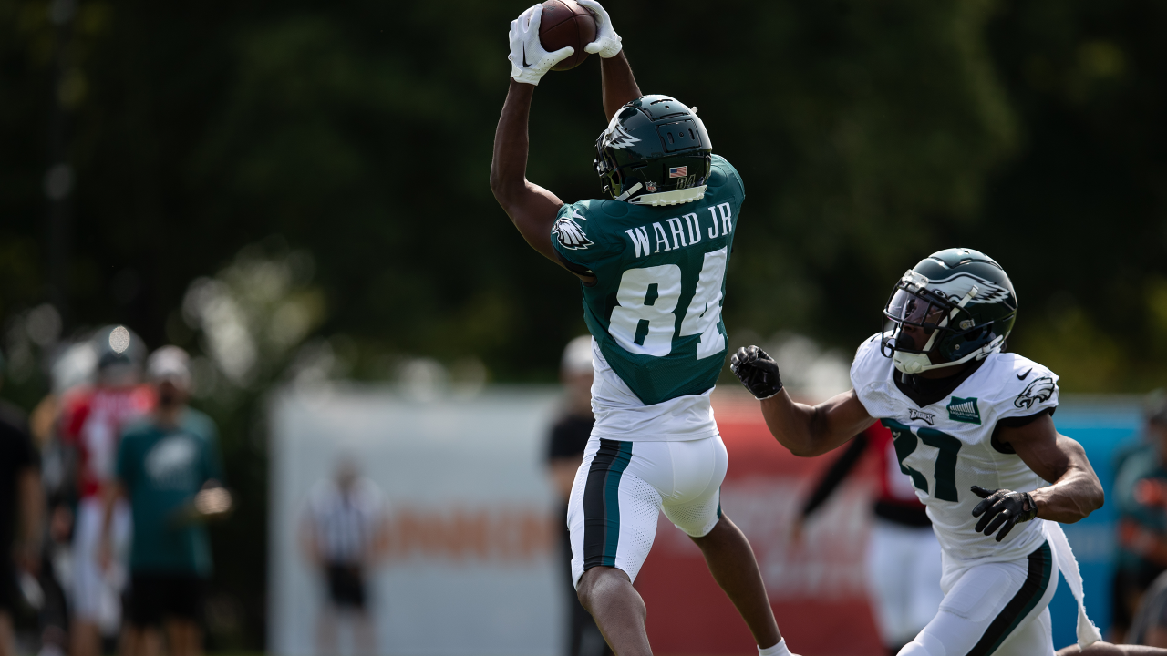 Greg Ward of the Philadelphia Eagles carries the ball during the