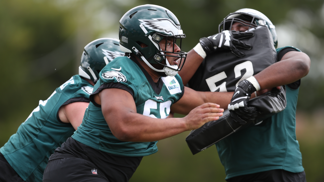 Eagles rookie minicamp: Tyler Steen starts at guard, Jalen Carter