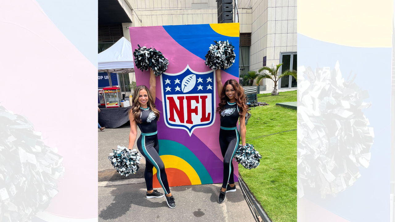 Eagles Cheerleaders take the game to new horizons