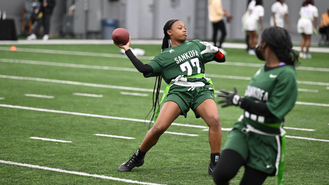 The Eagles' girls' high school flag football league is breaking down  barriers