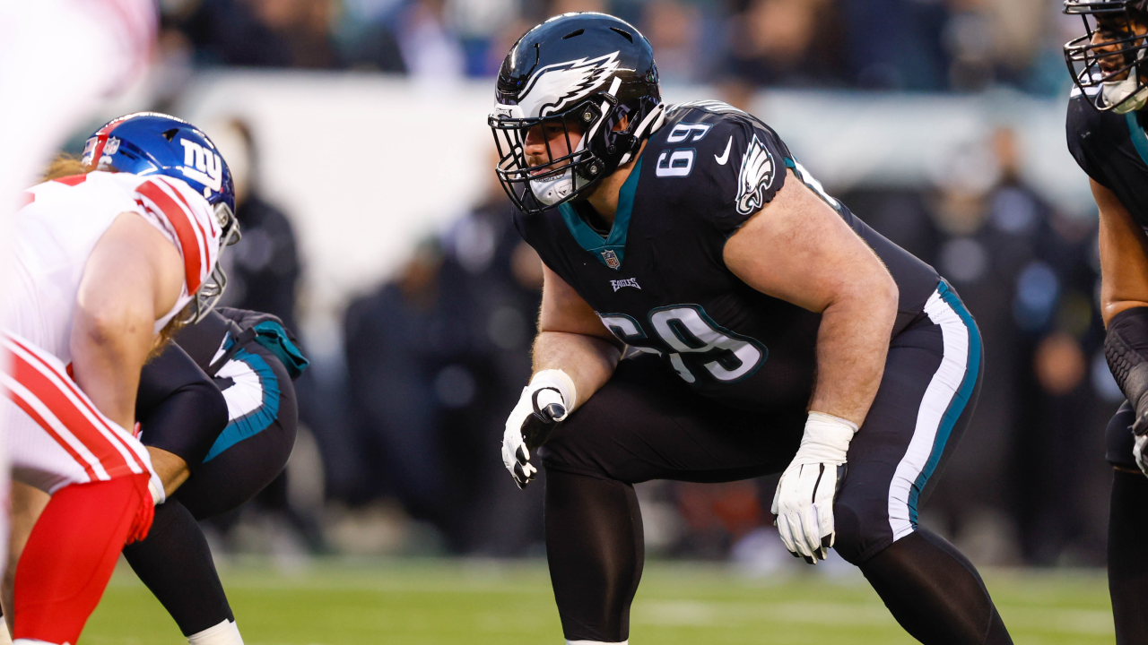 Landon Dickerson injury update: What Eagles OL injury means vs. Chiefs in  Super Bowl 57 - DraftKings Network