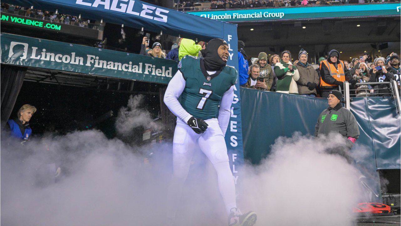 Eagles and Steelers fans tailgate side-by-side at Lincoln Financial Field 